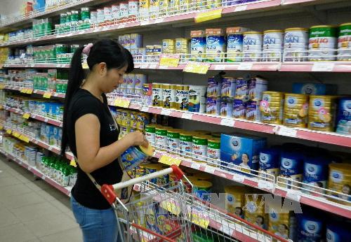 Giá bán lẻ sữa cho trẻ em không được vượt quá giá đã đăng ký